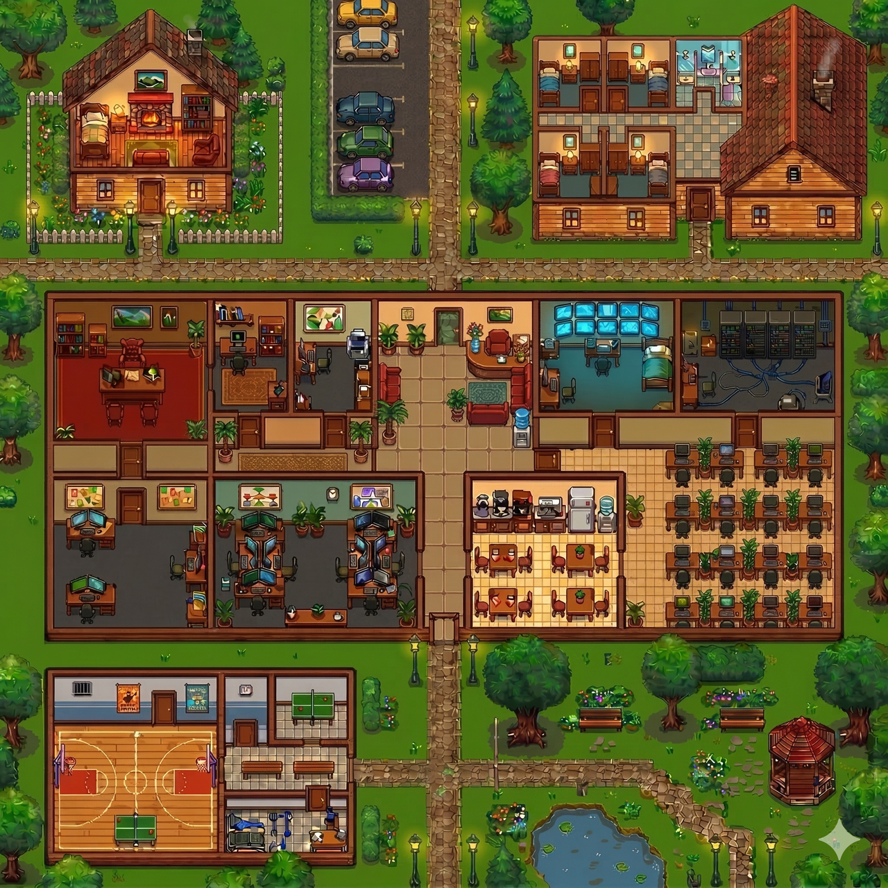 Office layout preview